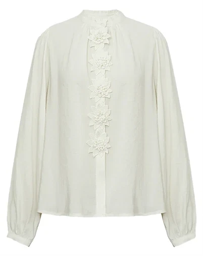 Gossia - Emilgo Bluse - Creme